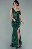 Robe de Soirée Longue Émeraude ABU2151