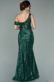 Robe de Soirée Longue Émeraude ABU2151