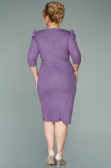 Robe Grande Taille Courte Lilas ABK1246