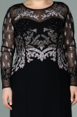 Robe de Soirée Longue Noir ABU2178
