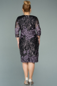 Robe de Soirée Grande Taille Courte Squameuse  ABK1284