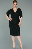 Robe de Soirée Grande Taille Courte Émeraude ABK1276