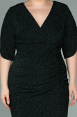 Robe de Soirée Grande Taille Courte Émeraude ABK1276