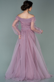 Robe De Fiançaille Longue Couleur Rose ABU1468