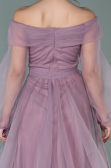 Robe De Fiançaille Longue Couleur Rose ABU1468