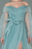 Robe De Fiançaille Longue Menthe ABU1468