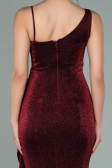 Robe de Soirée Longue Rouge Bordeaux ABU2227