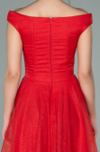 Robe de Soirée Midi Rouge ABK1316