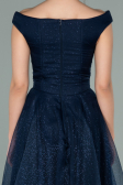 Robe de Soirée Midi Bleu Marine ABK1316
