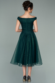 Robe de Soirée Midi Émeraude ABK1316