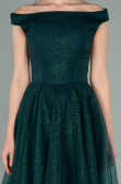 Robe de Soirée Midi Émeraude ABK1316