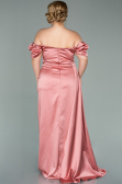 Robe De Soirée Grande Taille Satin Longue Pelure D'oignon ABU1626