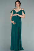 Robes De Soiree De Gross Longue Émeraude ABU756