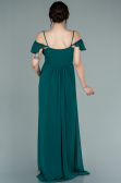 Robes De Soiree De Gross Longue Émeraude ABU756
