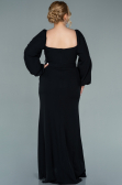 Robe de Soirée Grande Taille Longue Noir ABU2292
