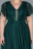 Robe de Soirée Grande Taille Longue Émeraude ABU2310