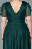 Robe de Soirée Grande Taille Longue Émeraude ABU2310