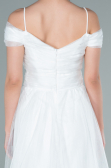 Robe de Soirée Longue Blanc ABU2336