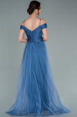 Robe de Soirée Longue Indigo ABU2336