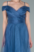 Robe de Soirée Longue Indigo ABU2336