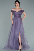 Robe de Soirée Longue Lavande ABU2336