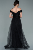 Robe de Soirée Longue Noir ABU2336