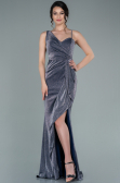Robe De Soirée Longue Bleu Marine ABU2227