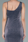 Robe De Soirée Longue Bleu Marine ABU2227