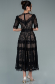 Tenue de Soirée Midi Dantelle Noir ABK1388