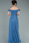 Robe de Soirée Longue Indigo ABU2351