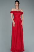 Robe de Soirée Longue Rouge ABU2351