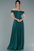 Robe de Soirée Longue Émeraude ABU2351