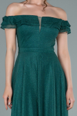 Robe de Soirée Longue Émeraude ABU2351