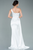 Robe de Soirée Longue Blanc ABU2373