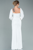 Robe Queue de Poisson Longue Blanc ABU2280