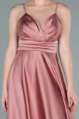 Robe de Soirée Longue Satin Pelure D'oignon ABU2375