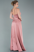 Robe de Soirée Longue Satin Pelure D'oignon ABU2375