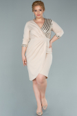 Robe De Soirée Grande Taille Courte Or ABK1325