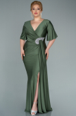 Robe Grande Taille Longue Kaki ABU2441