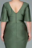 Robe Grande Taille Longue Kaki ABU2441