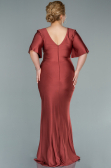 Robe Grande Taille Longue Brique ABU2441