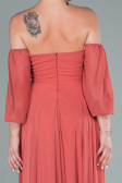 Robe de Soirée Longue Mousseline Pelure D'oignon ABU2457