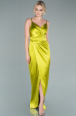 Robe De Fiançaille Longue Pistache vert ABU564