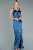 Robe De Fiançaille Longue Gris-Indigo ABU564