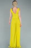 Robe de Cérémonie Mousseline Pistache vert DS1300