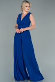 Robe de Cérémonie Mousseline Bleu Saxe DS1300