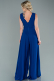 Robe de Cérémonie Mousseline Bleu Saxe DS1300