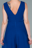 Robe de Cérémonie Mousseline Bleu Saxe DS1300