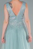 Robe de Cérémonie Courte Turquoise ABK1451