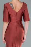 Robe de Soirée Longue Marron clair ABU2443